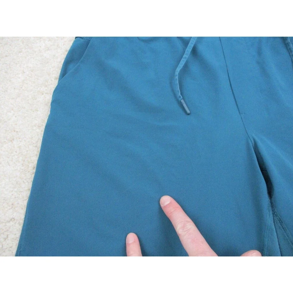 Lululemon Shorts Mens Medium M Teal Blue Pace Breaker Gym Running 10